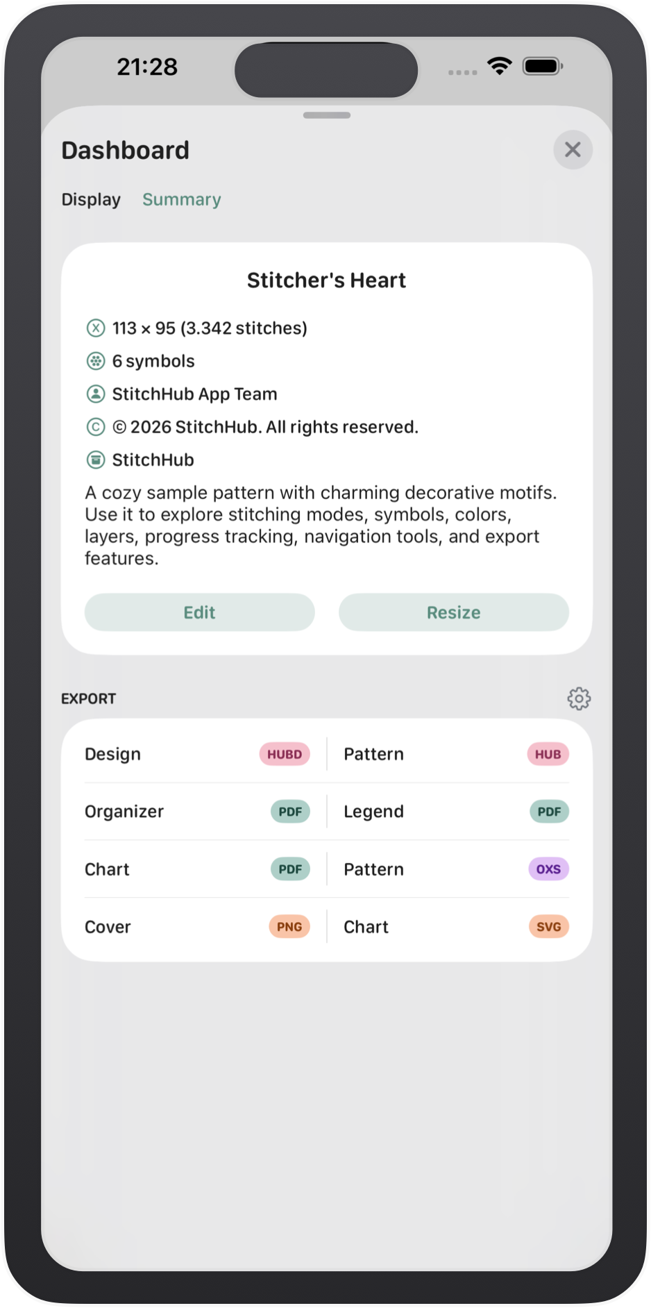 Designing Export
