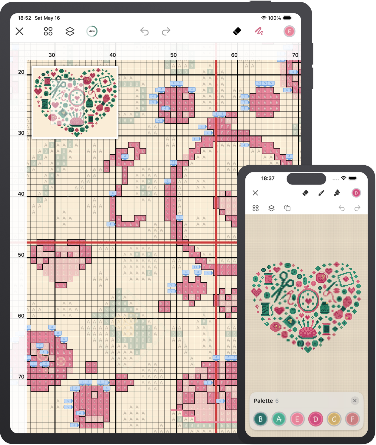 StitchHub app screens