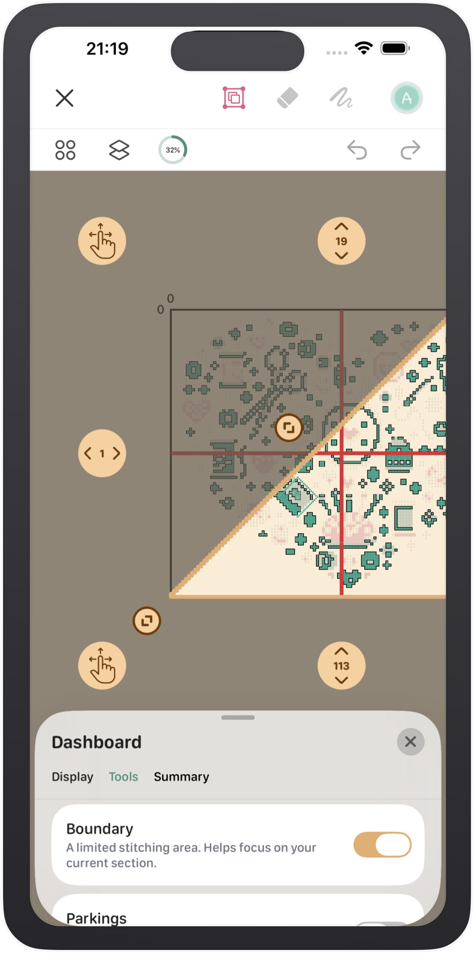 Stitching Boundary