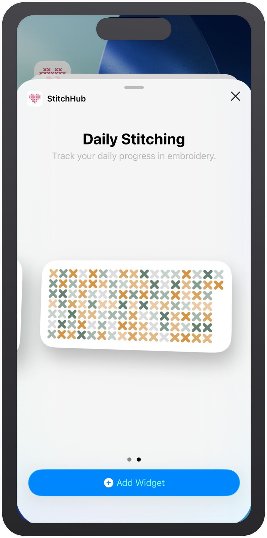 Stitching Widget