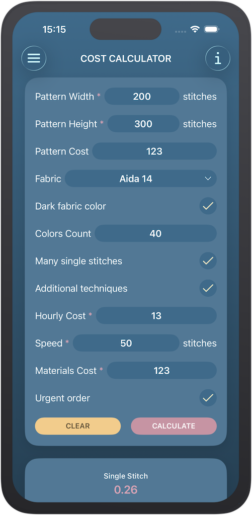 Cost Calculator