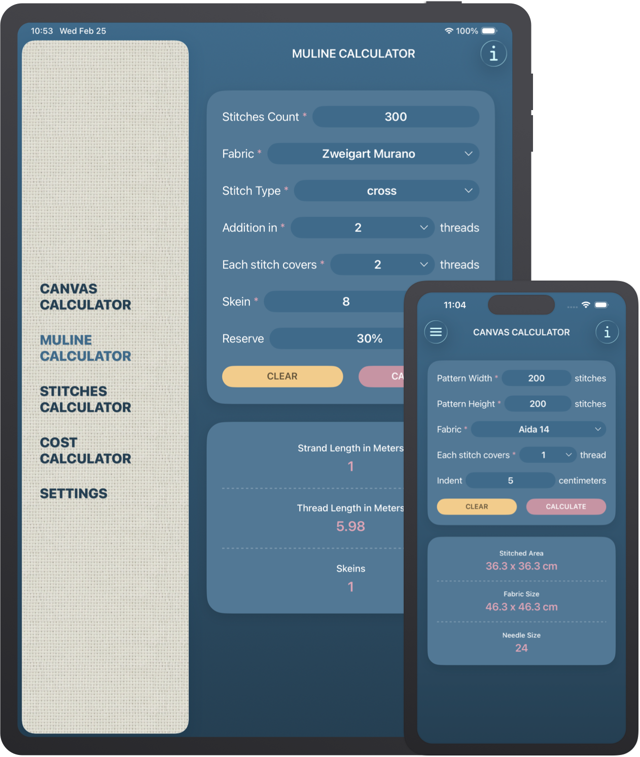 App screen